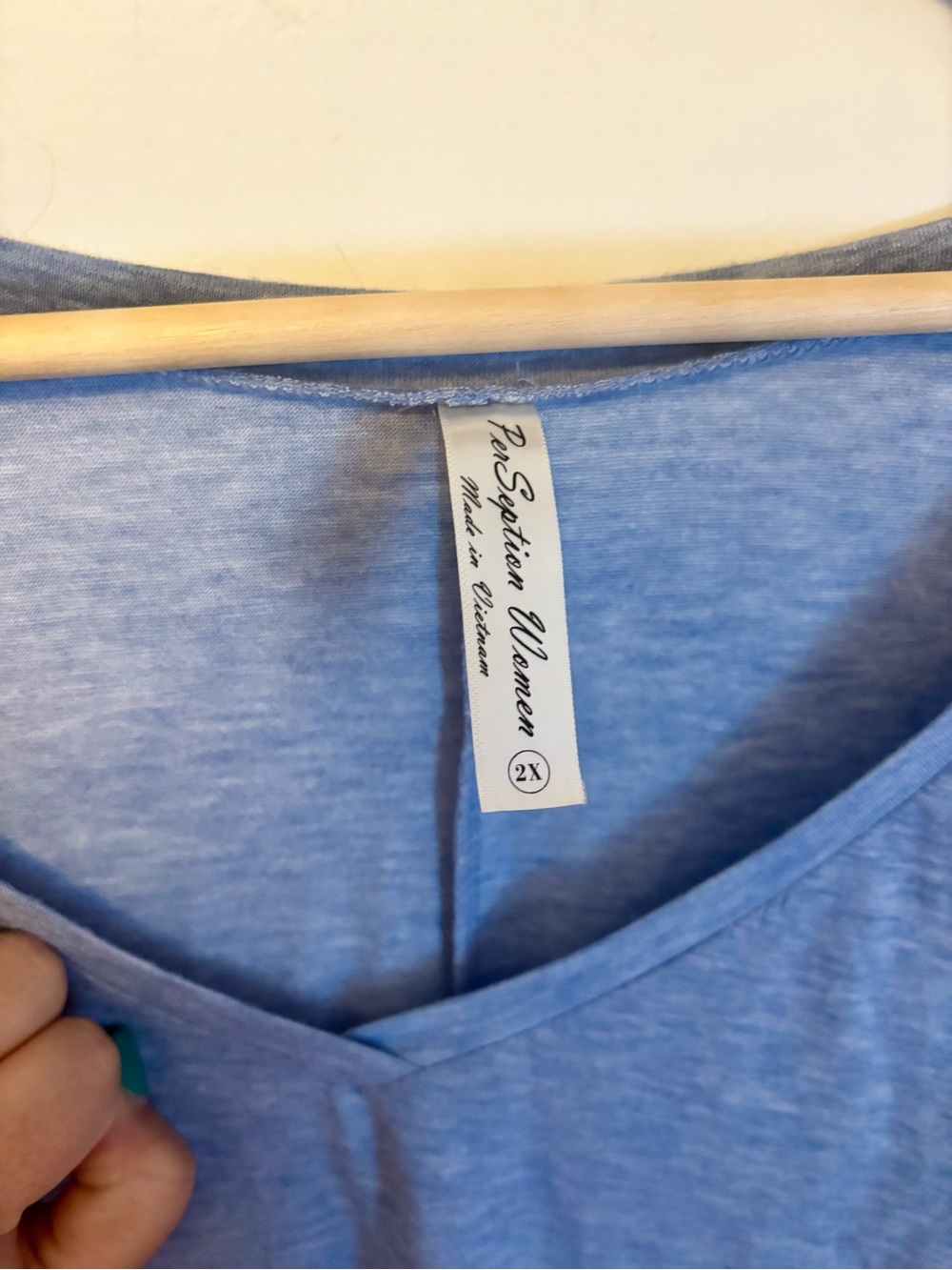 PLUS Perseption V-Neck Top - Picture 3 of 5